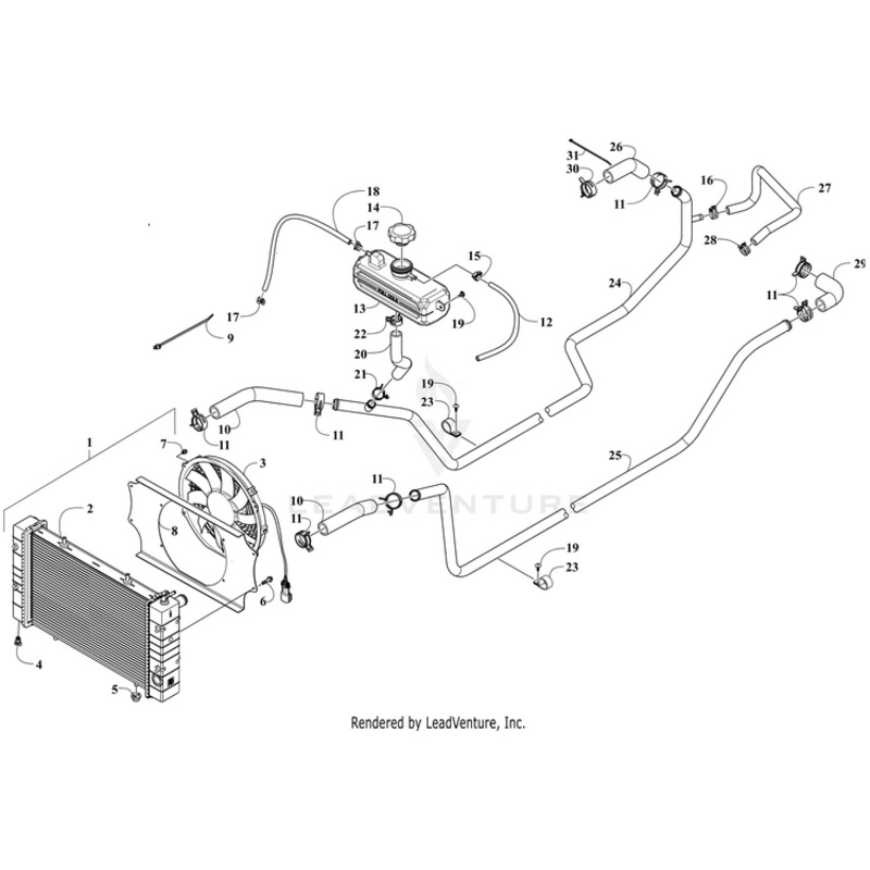 Tie, Cable – Push Mount By Arctic Cat