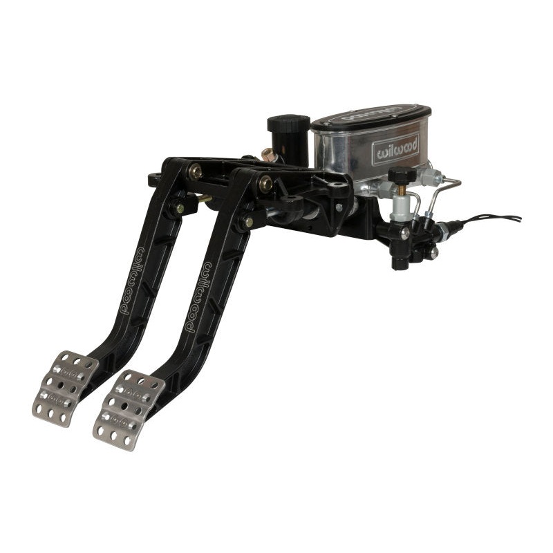 Wilwood Adjustable-Tandem Dual Pedal – Brake / Clutch – Fwd. Swing Mount – 6.25:1 – Black E-Coat