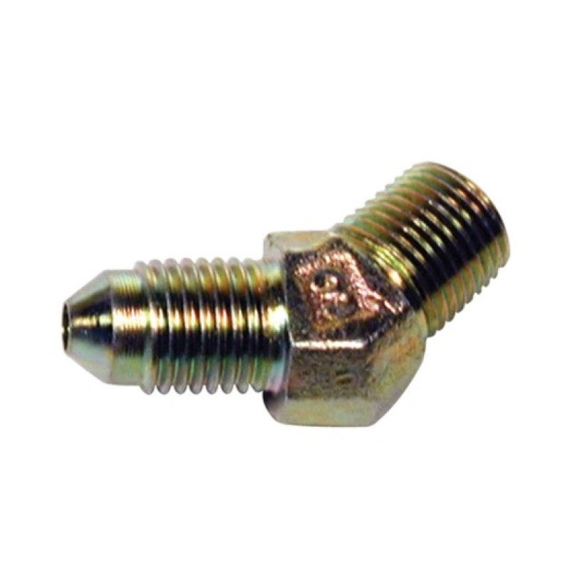 Wilwood Inlet Fitting – 1/8-27 NPT to -3 (45)
