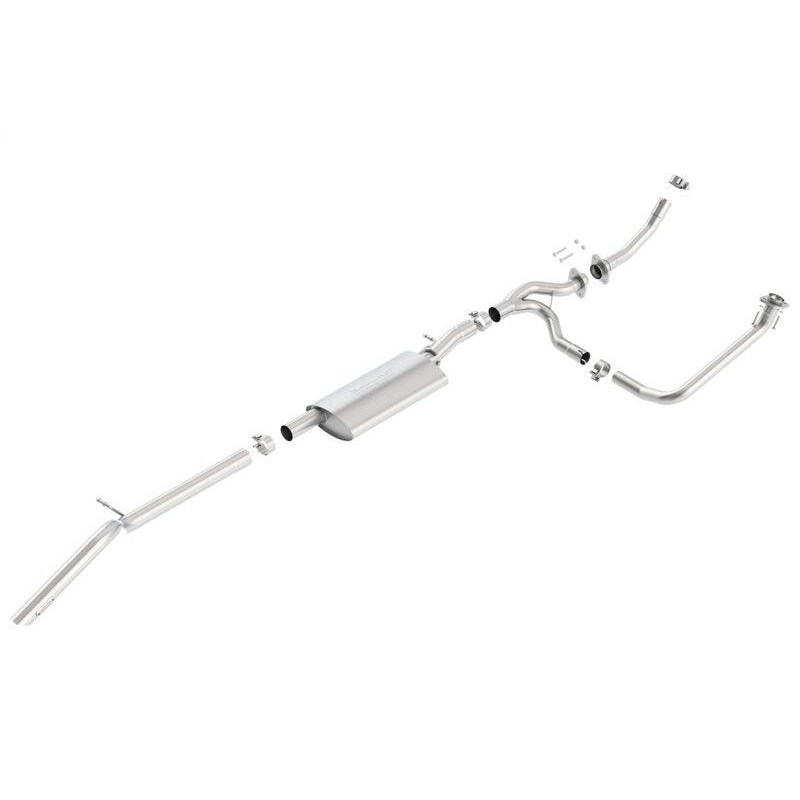 Borla 12-18 Jeep Wrangler 3.6L V6 Auto/Manual Trans Turndown Tip Dual Left Rear Exit Exhaust