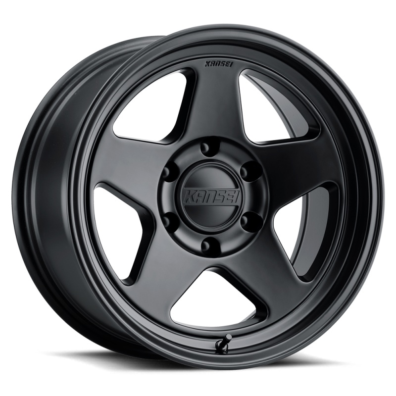 Kansei K12MB Knp 17×8.5in / 5×127 BP / 0mm Offset / 78.1mm Bore – Matte Black Wheel