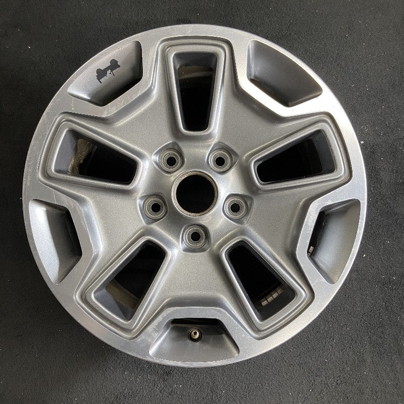 17″ WRANGLER 13 17×7.5 10 hole w/machined accent gray Original OEM Wheel Rim