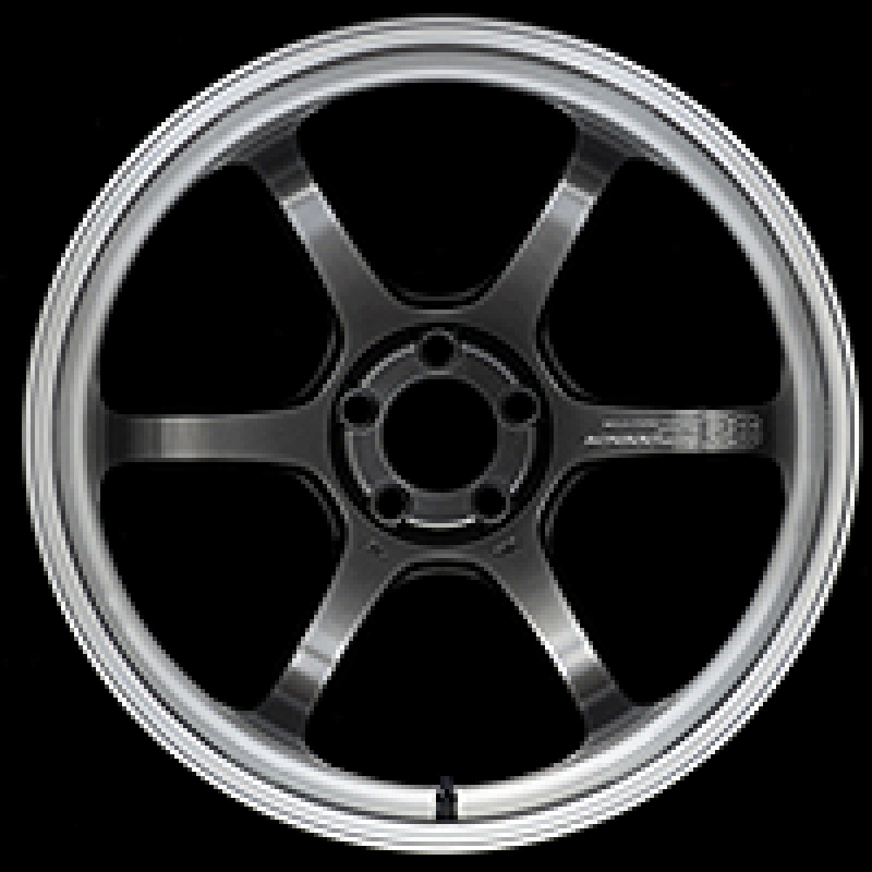 Advan R6 18×9.5 +45 5-100 Machining & Racing Hyper Black Wheel