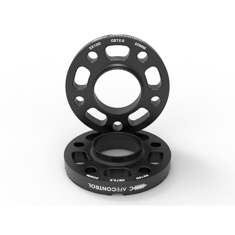 aFe CONTROL Billet Aluminum Wheel Spacers 5×120 CB72.6 20mm – BMW