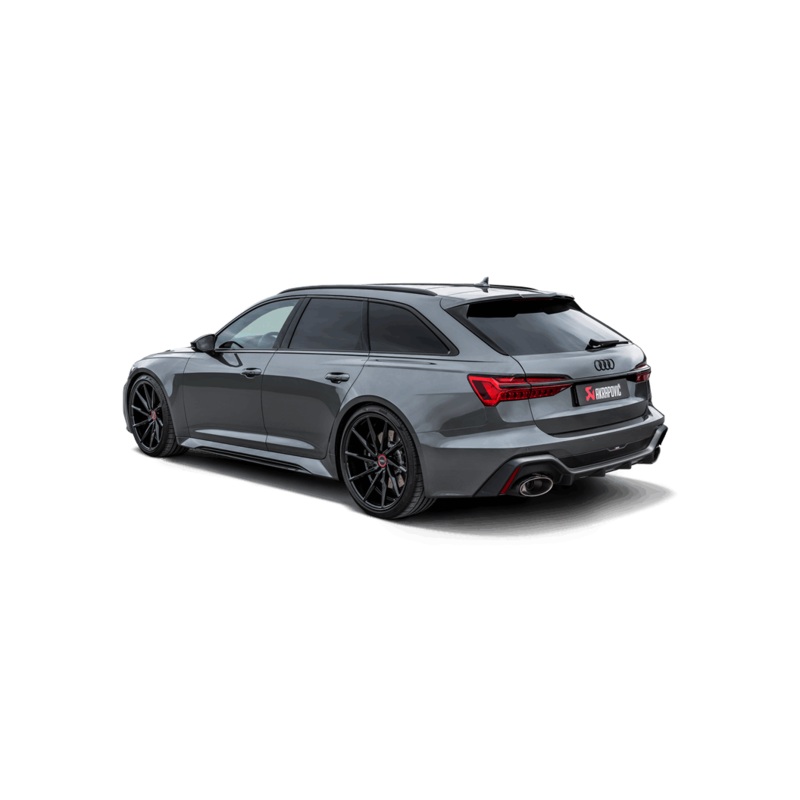 Akrapovic 2020 Audi RS6 Avant (C8) Evolution Line Cat Back (Titanium) (Req Link Pipe Set)