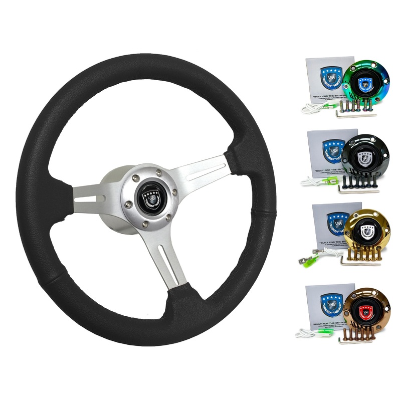 Audi R8 Steering Wheel Kit | Black Leather | ST3014BLK