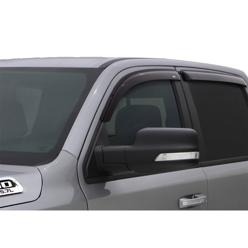 AVS 2019 RAM 1500 Crew Cab Ventvisor Outside Mount Front & Rear Window Deflectors 4pc – Smoke