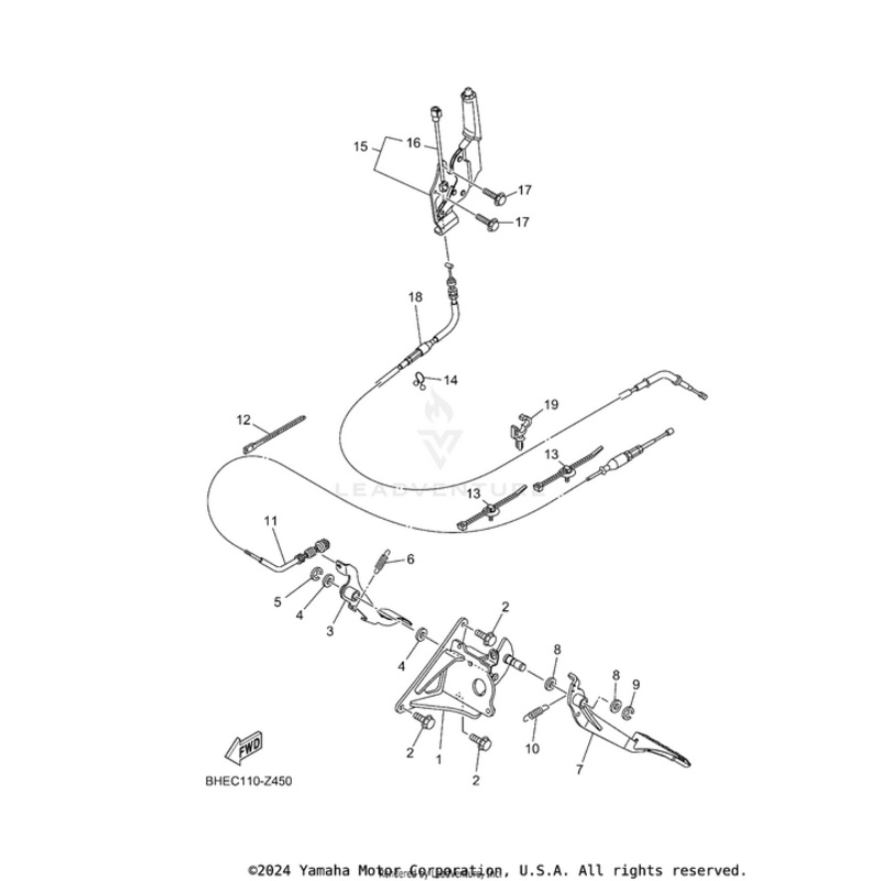 Brake Wire 1 by Yamaha