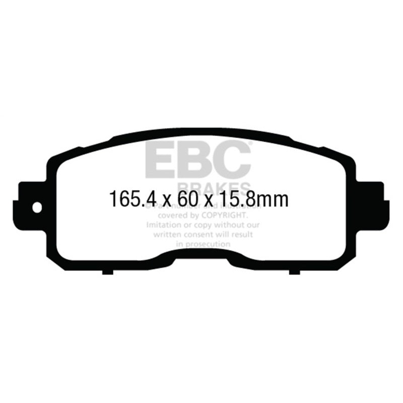 EBC 13+ Nissan Altima 2.5 (L33) Sedan Greenstuff Front Brake Pads