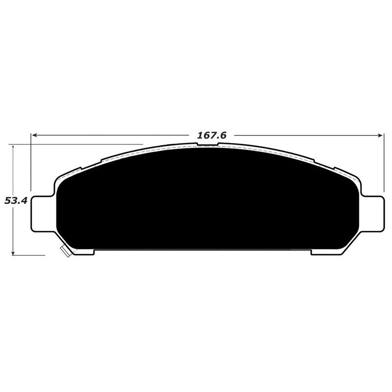 Porterfield Brake Pads for 2012 TOYOTA VENZA