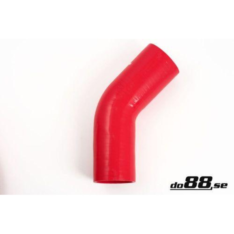 Silicone Hose Red 45 degree 2,5” (63mm)