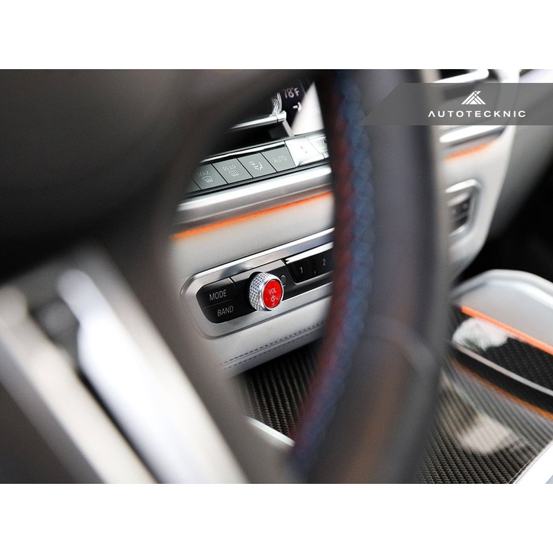 AutoTecknic Bright Red Audio Volume Button – G42 2-Series Coupe