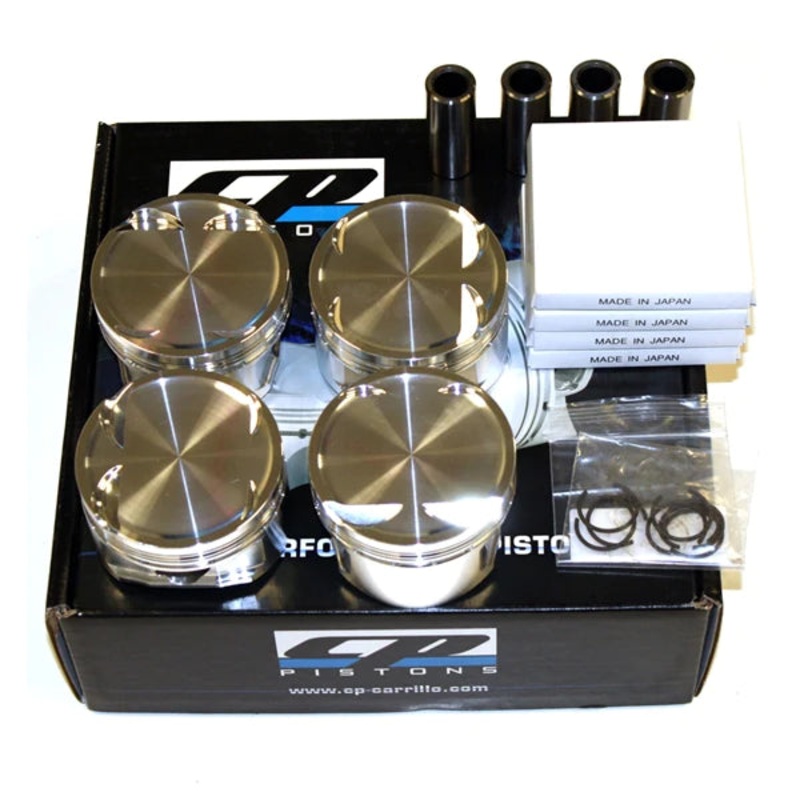 CP Carrillo Pistons Honda 2.0L  84mm B18C 10.5:1 Flat top Heavy Duty. (1.100 boss span)