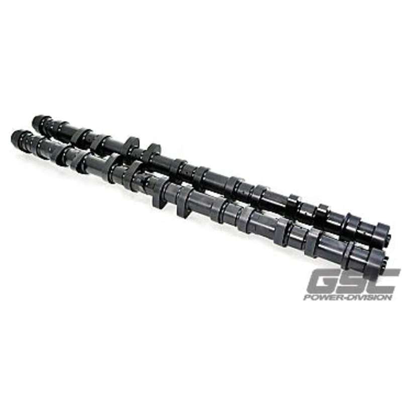 GSC Power Division Cam Set. 2000+WHP Capable, METHONAL EXHAUST Profile. Upgraded Springs Required, Lobe Clearancing required Toyota 2JZ-GTE Supra MKIV Turbo