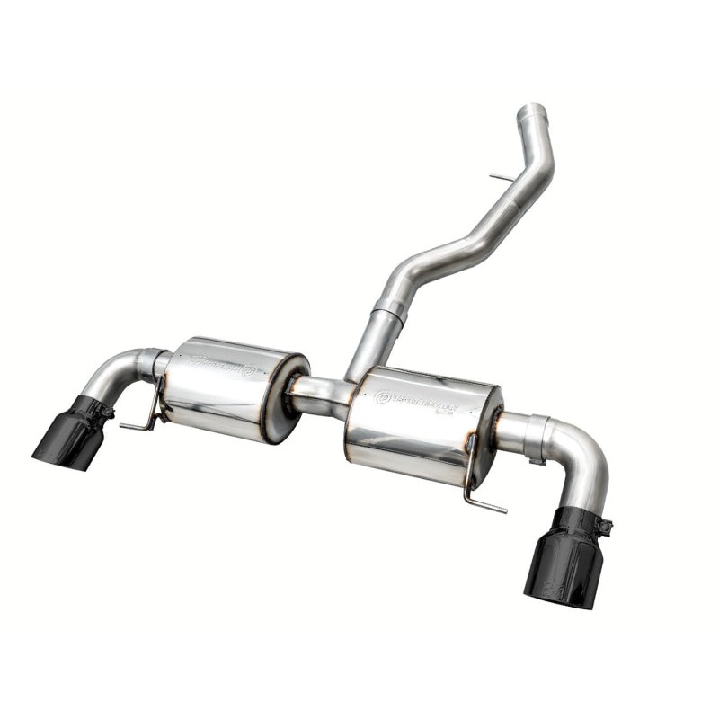 AWE 19-23 BMW 330i / 21-23 BMW 430i Base G2X Touring (Excl.Conv) Axle Back Exhaust – Diamond Black
