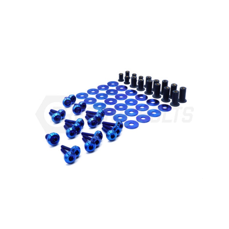 Dress Up Bolts 16-21 Civic Si Stage 1 Titanium Hardware Engine Bay Kit | Purple | HON-056-Ti-PRP