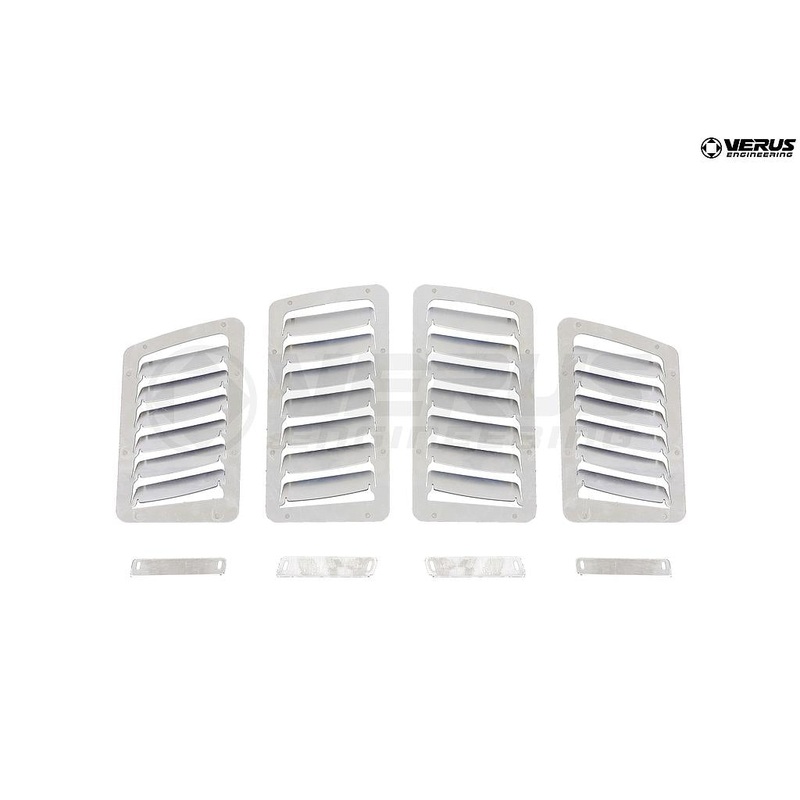 Verus Engineering Slanted Hood Louver Kit – 2013-2020 Subaru BRZ/Scion FR-S/Toyota GT86 (ZC6/ZN6)