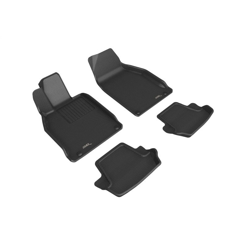 3D Maxpider 12-19 Porsche 911 Carrera/Convertible/S/4/4S (991/991.2) Kagu 1st 2nd Row – Set (Black)