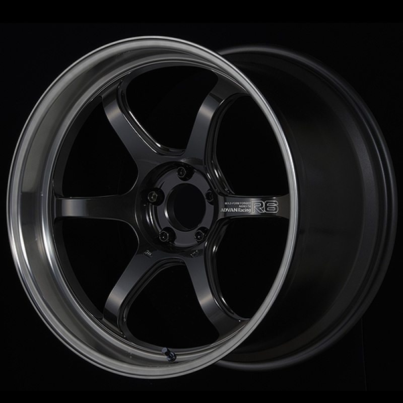Advan R6 20×10 +25mm 5-112 Machining & Black Coating Graphite Wheel