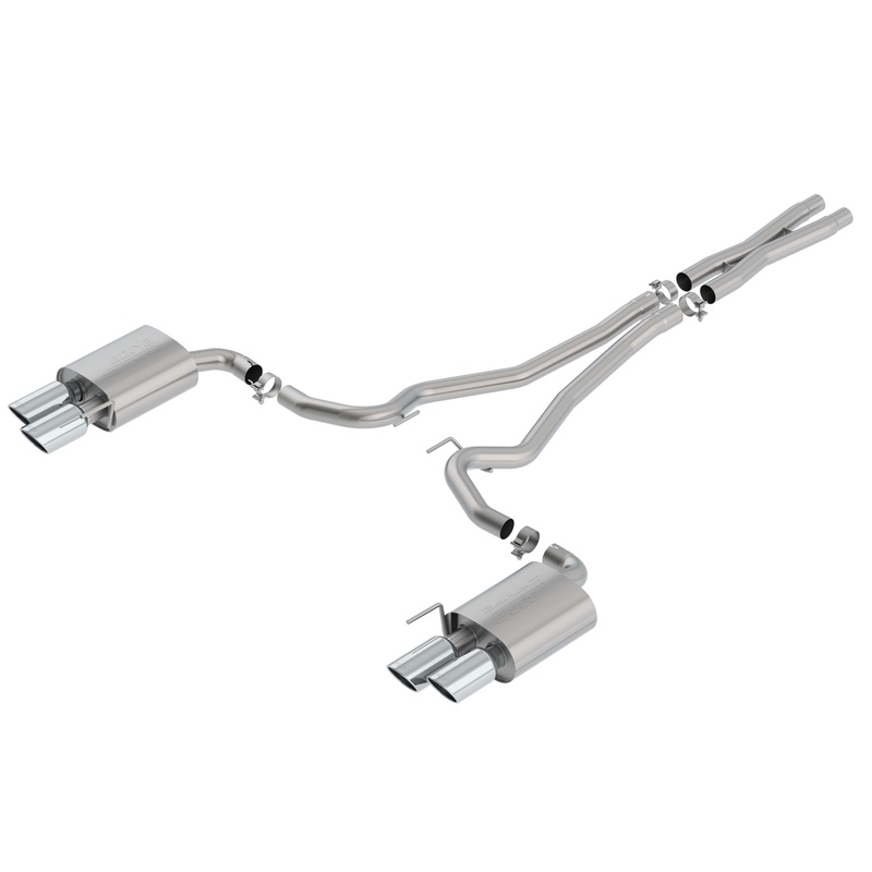 Borla Cat-Back Exhaust System – S-Type | 2018-2020 Ford Mustang Coupe 5.0L (140807)