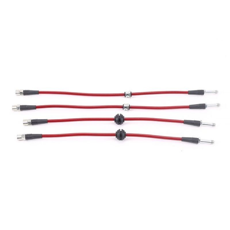 PowerStop Power Stop 01-05 BMW 320i Front & Rear SS Braided Brake Hose Kit