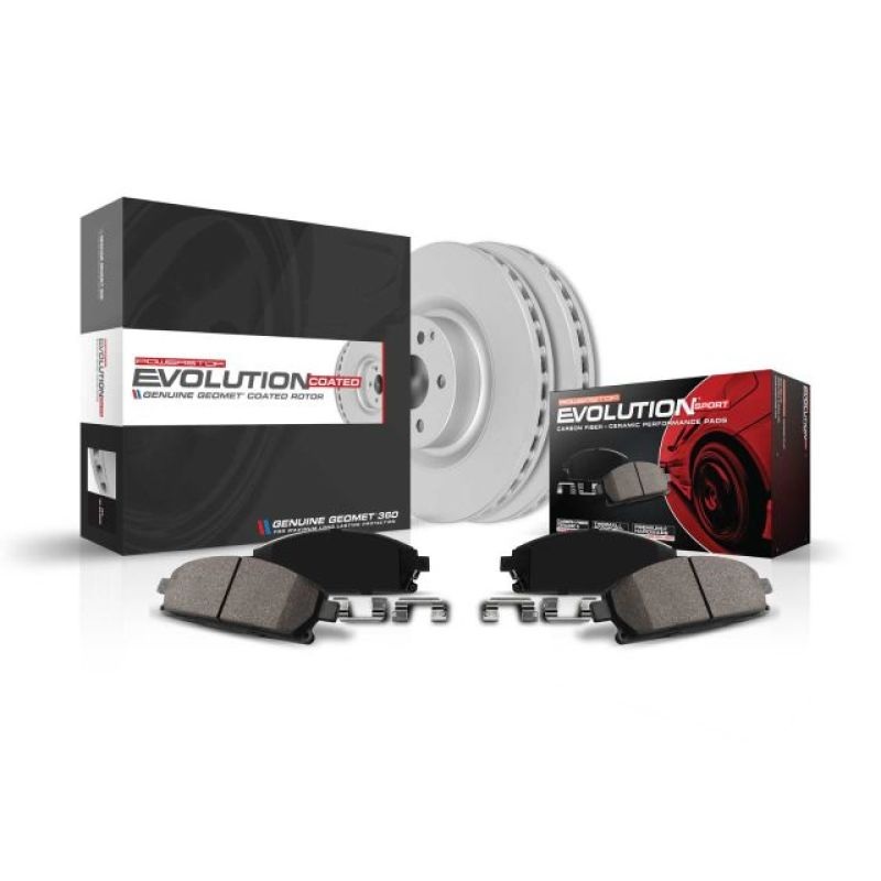 PowerStop Power Stop 15-17 Land Rover Discovery Sport Rear Z23 Evolution Sport Coated Brake Kit