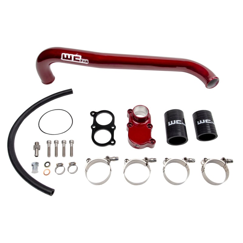 Wehrli 01-05 Chevrolet 6.6L LB7/LLY Duramax Thermostat Housing & Upper Coolant Pipe Kit – WCFab Grey