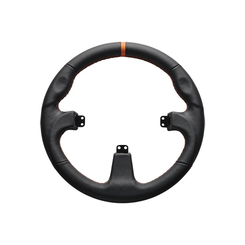 Asetek SimSports Round Black Leather Rim