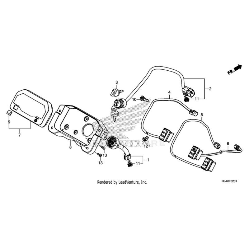 Switch Assembly, Hill Assist by Honda
