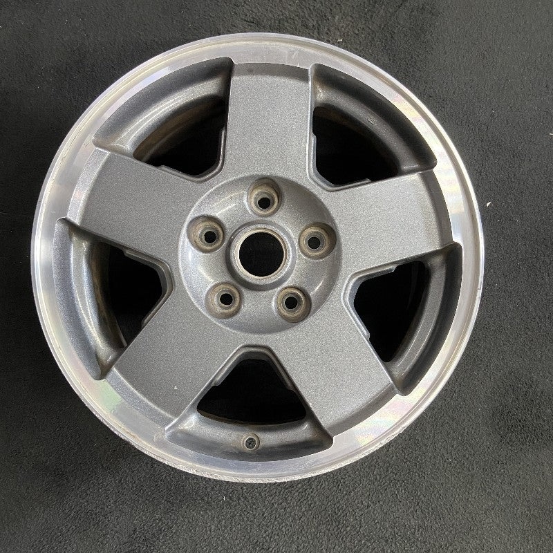 17″ COMMANDER 06 17×7.5 aluminum 5 spoke spokes step up to outer rim Original OEM Wheel Rim