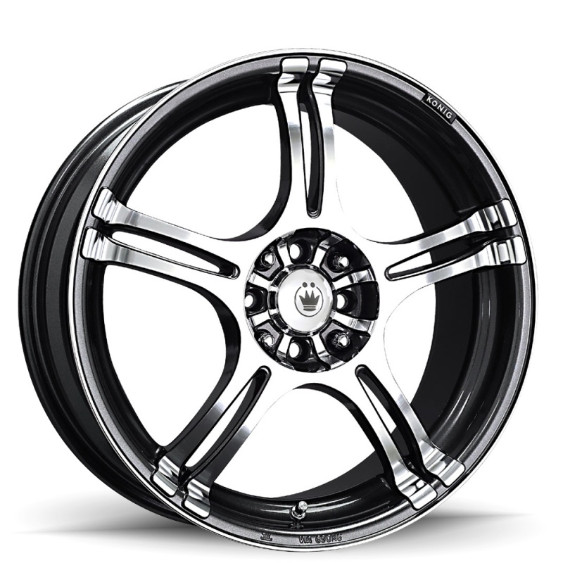 Konig Incident 13×5.5 8×100/114.3 ET38 Graphite
