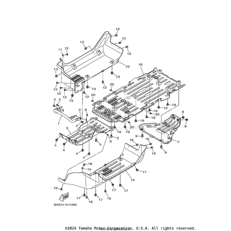 Lower Cover by Yamaha