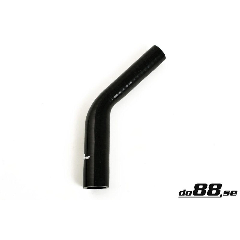 Silicone Hose Black 45 degree 1 – 1,375” (25-35mm)