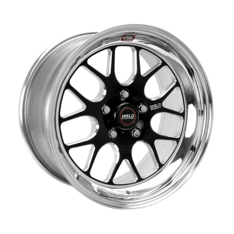 Weld S77 17×10 / 5×4.75 BP / 7.8in. BS Black Wheel (Medium Pad) – Non-Beadlock