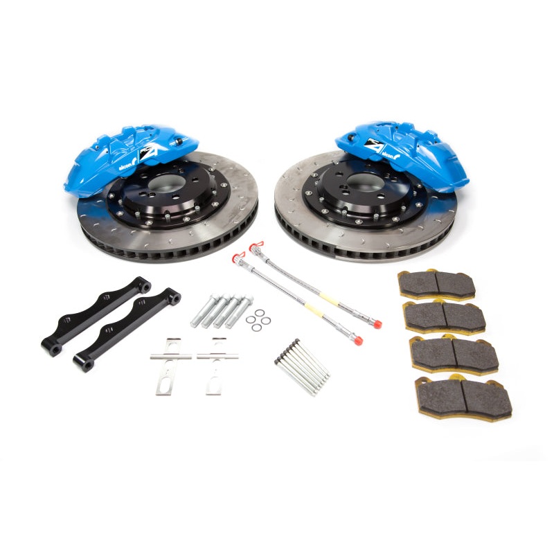 Alcon 2009+ Nissan GT-R R35 380x33mm Rotor Sky Blue 4 Piston Caliper RC4 Rear Axle Kit