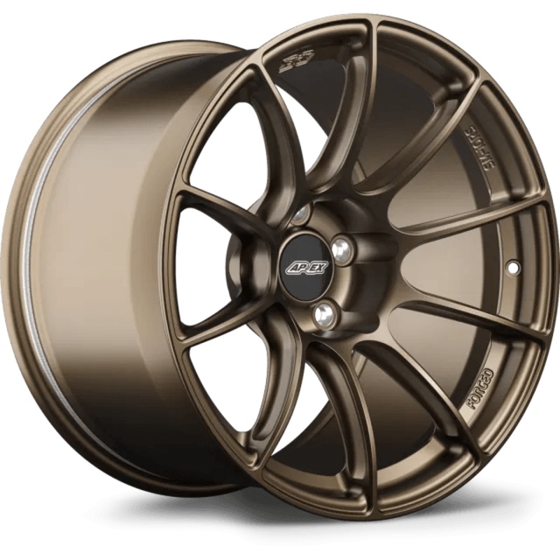 Apex 18″ SM-10RS Forged 5×112 Wheel (Satin Bronze) – VW/Audi MQB 1.8T/2.0T/2.5T