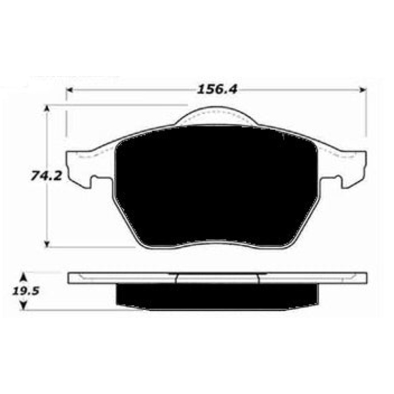 Porterfield Brake Pads for 2002 AUDI TT Quattro – 225 HP 1.8L