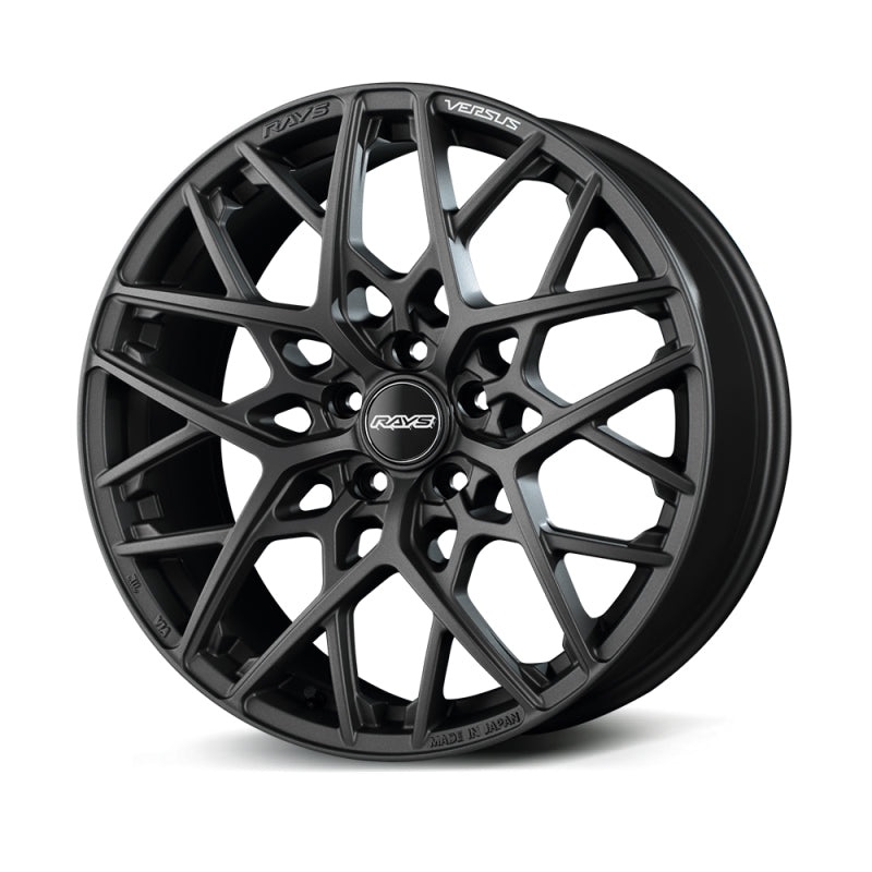 Versus VV25M 20X8.5 / +45 / 5×114.3 – Matte Super Dark Gunmetal