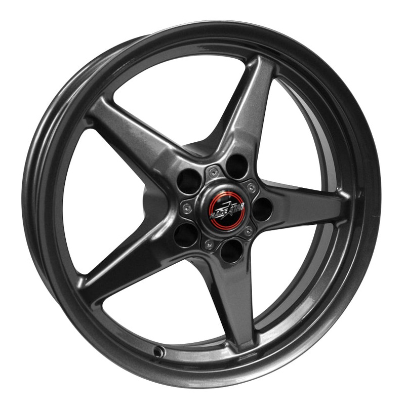 Race Star 92 Drag Star Bracket Racer 20×6 5×115 BC 3.20 BS Metallic Gray Wheel