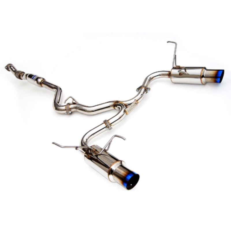 Invidia Dual N1 Cat-Back Exhaust 2008-2014 Subaru WRX/STI Sedan / 2009-2013 Forester XT (Titanium Tips)