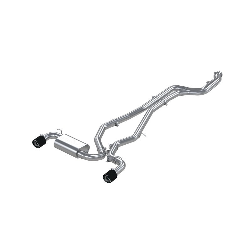 MBRP 2020+ Toyota Supra 3.0L 3in Catback Dual Rear Carbon Fiber Tips – T304