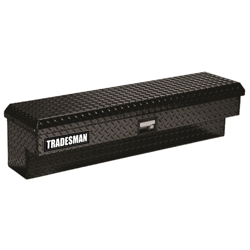 Tradesman Aluminum Side Bin Truck Tool Box (48in.) – Black