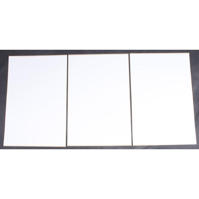 Universal Number Plate White 3/Pack By D’Cor