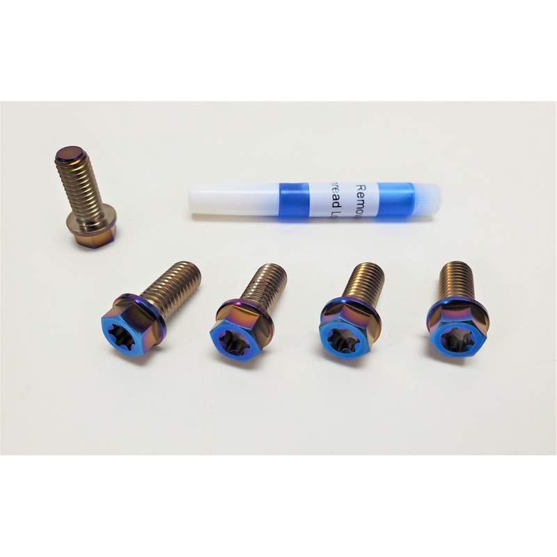 Warp9 Titanium Sprocket Bolts for Surron LBX