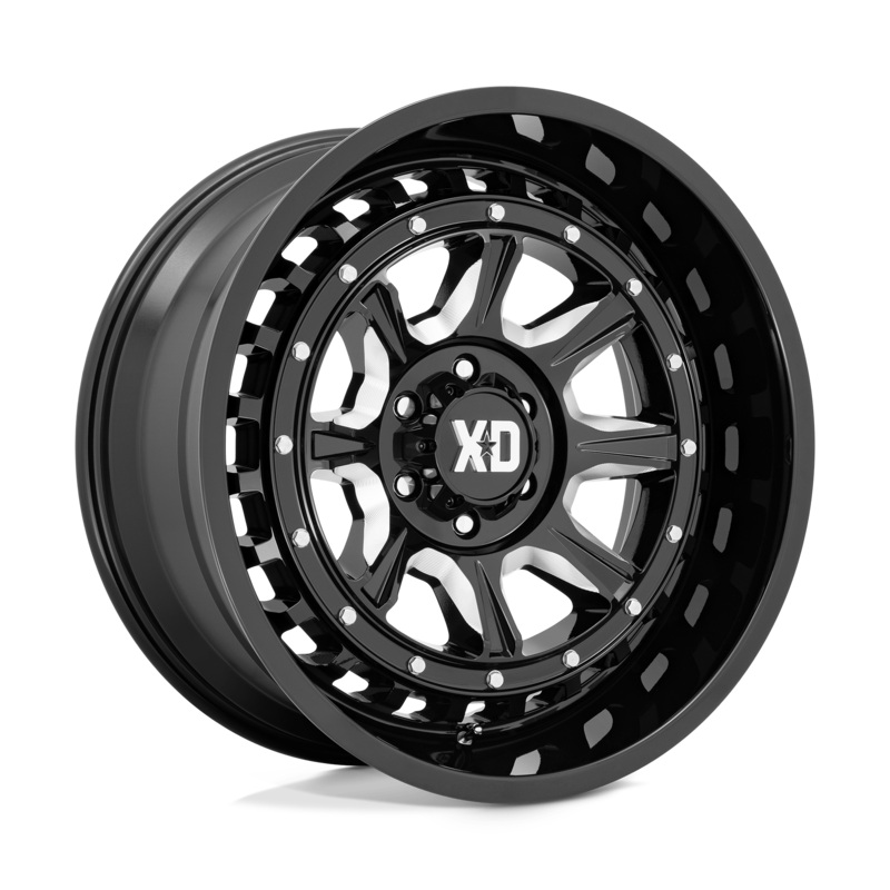 XD Wheels XD866 Outlander 20″ 5×127 Gloss Black Milled