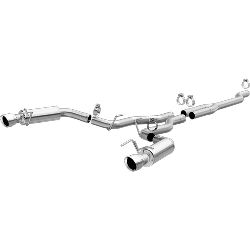 Magnaflow Cat Back Competition Stainless Exhaust System 2015-2023 Ford Mustang 4 Cylinder EcoBoost (2.3L)