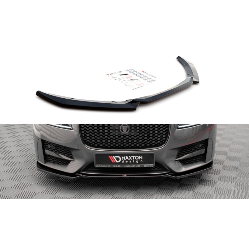 Maxton Design Front Splitter V.1 Jaguar XF R-Sport Mk2