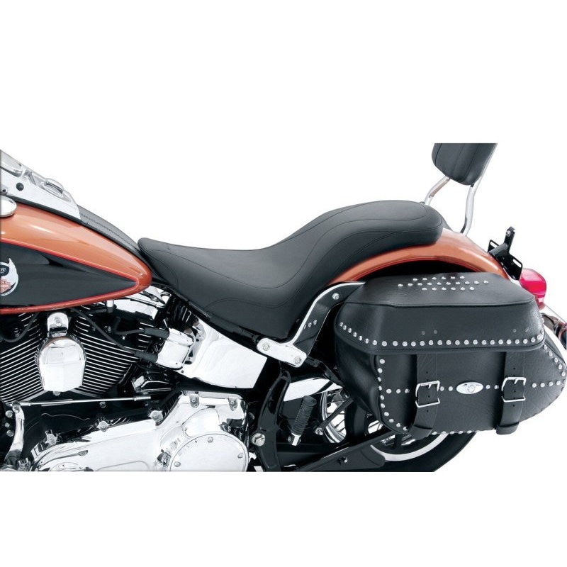 Mustang 84-99 Harley Standard Rear Tire DayTripper 1PC Seat – Black