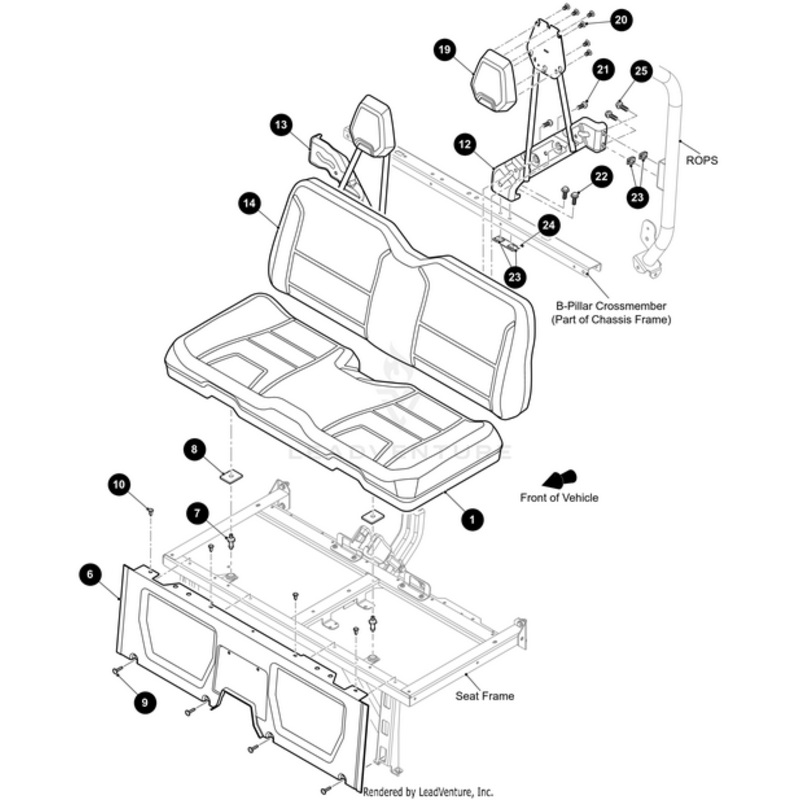 Seat Back Black-Assembly by Arctic Cat