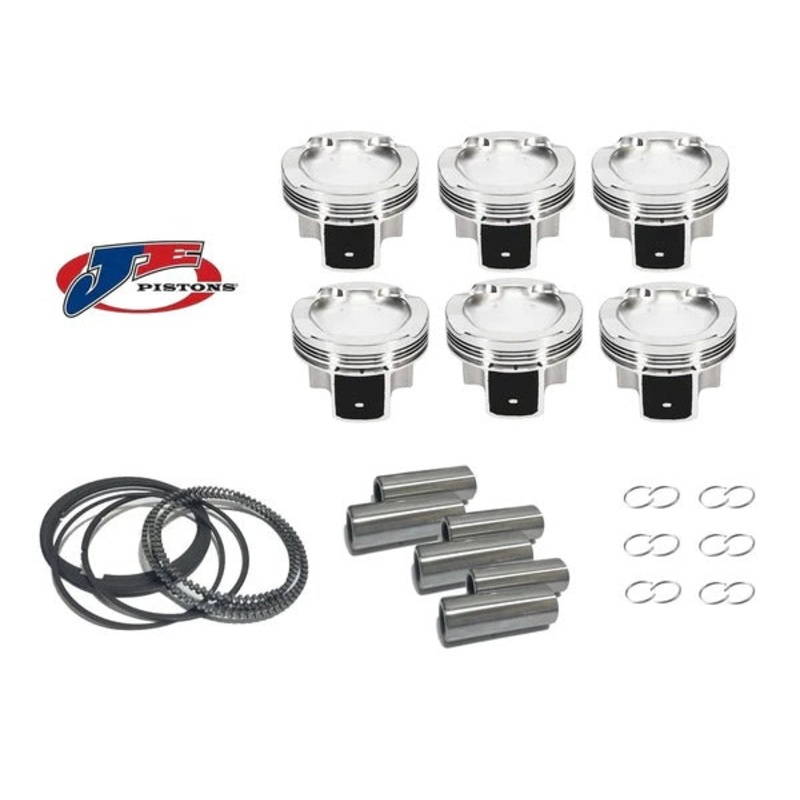 JE Asymmetrical FSR Forged Pistons Toyota Supra MK4 2JZGTE 2JZ-GTE 2JZ-GE 86mm STD -15.5 cc 8.5:1